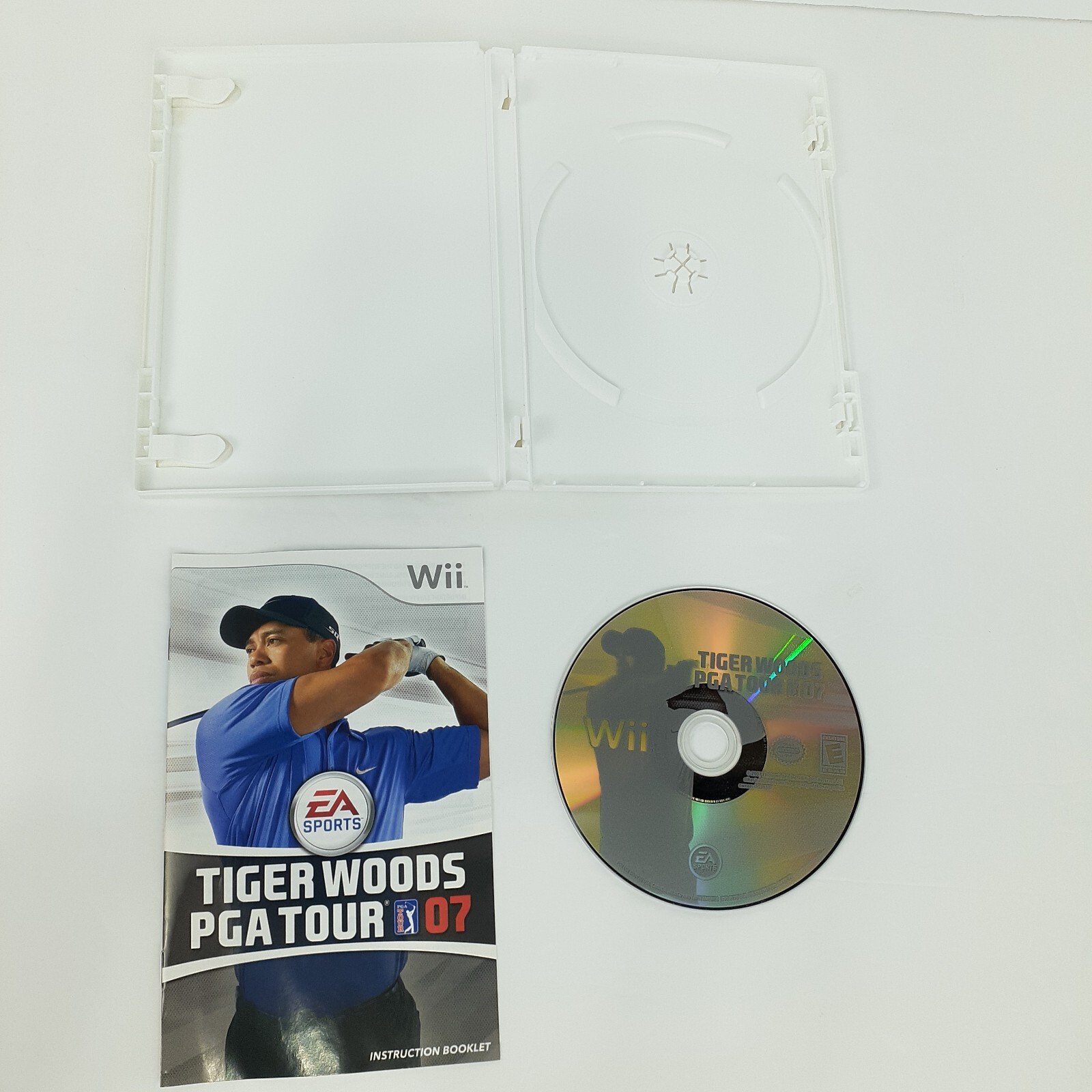 Nintendo Wii Tiger Woods PGA Tour 07 Golf Game 2007 TESTED Complete