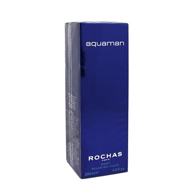 Rochas, Aquaman, Body Relaxing Fluid, 200ml. Neu Versiegelt