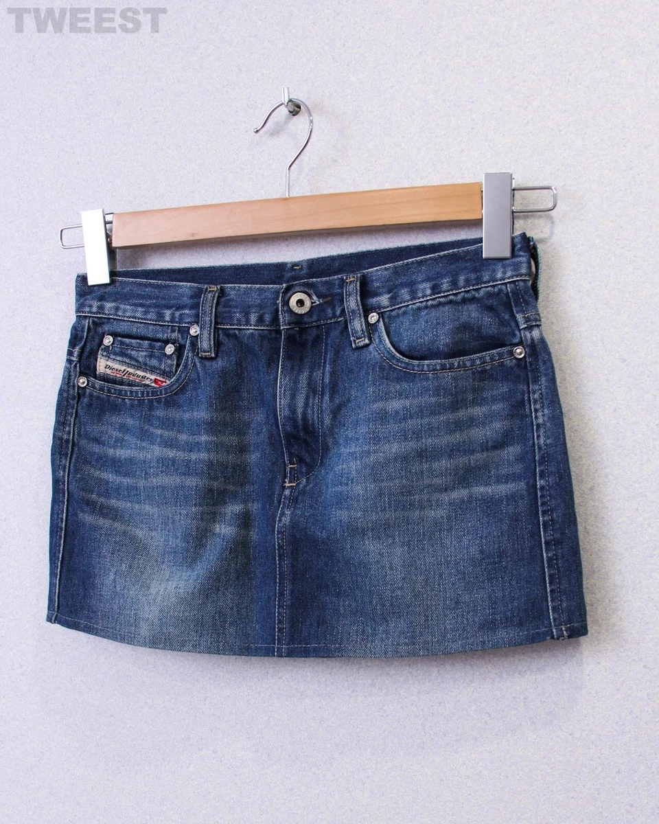 Diesel denim top mini skirt