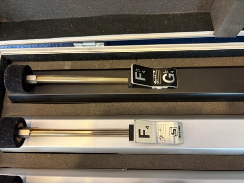 Suzuki HB-12A Handglocken Ton Glockenspiel mit Koffer 4 Glockenspiele fehlen - Bild 6 von 18