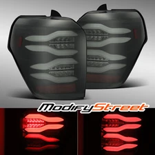 Fit 2010-2022 Toyota 4Runner PRO-Series LED Tail Lights Assembly Pair Jet Black