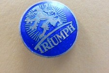 Altes    Triumph  Motorrad    Abzeichen  Anstecknadel Durchm. 28 mm
