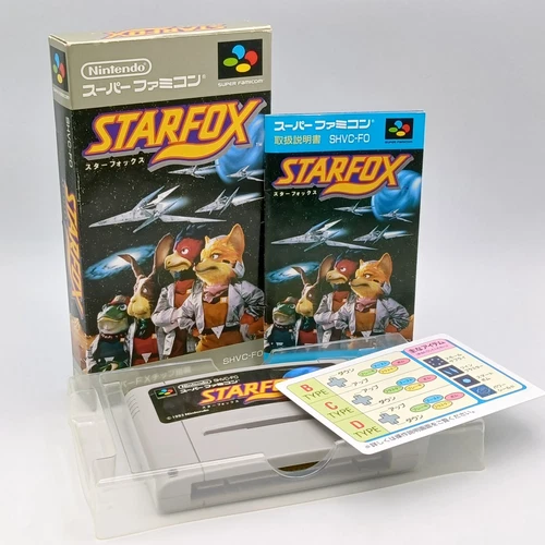 Star Fox 1993 Nintendo Super Famicom SFC, SNES Japanese version