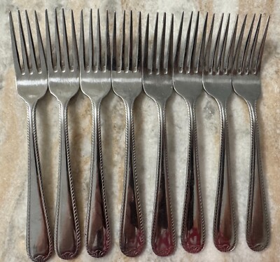 8 Fork Ribbon (Stainless) by Cuisinart Flatware 7 3/4'' Korea