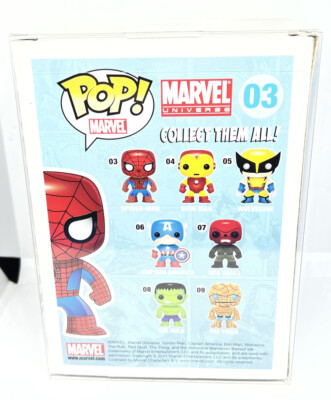 Funko POP! Marvel #03 Spider-Man Vinyl Figure | eBay