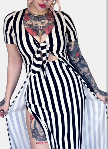 Forest Ink beetle black white S dress goth punk rave killstat dolls kill hell bu