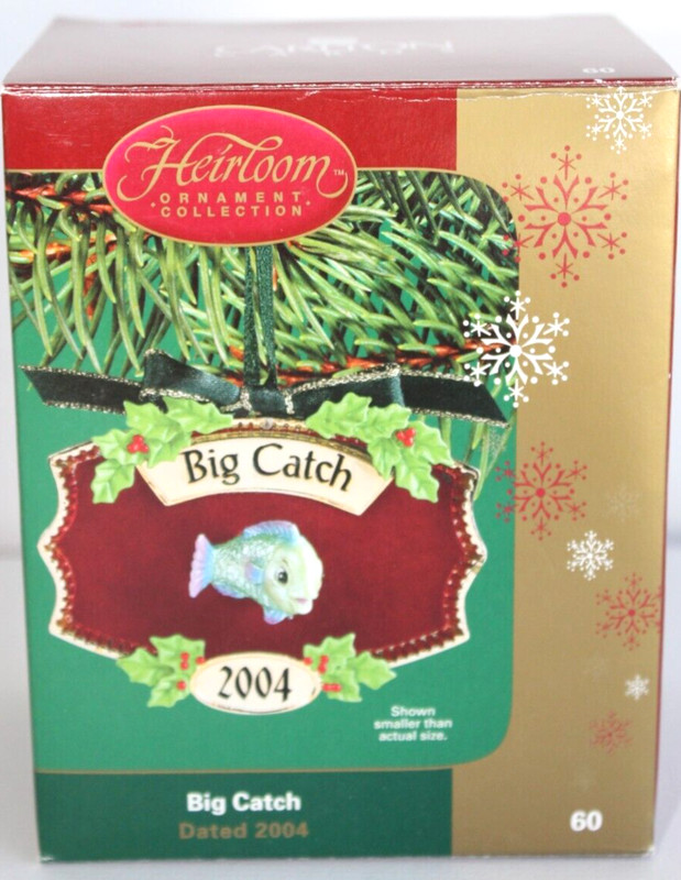 BIG CATCH 2004 Carlton Cards Heirloom Ornament Collection