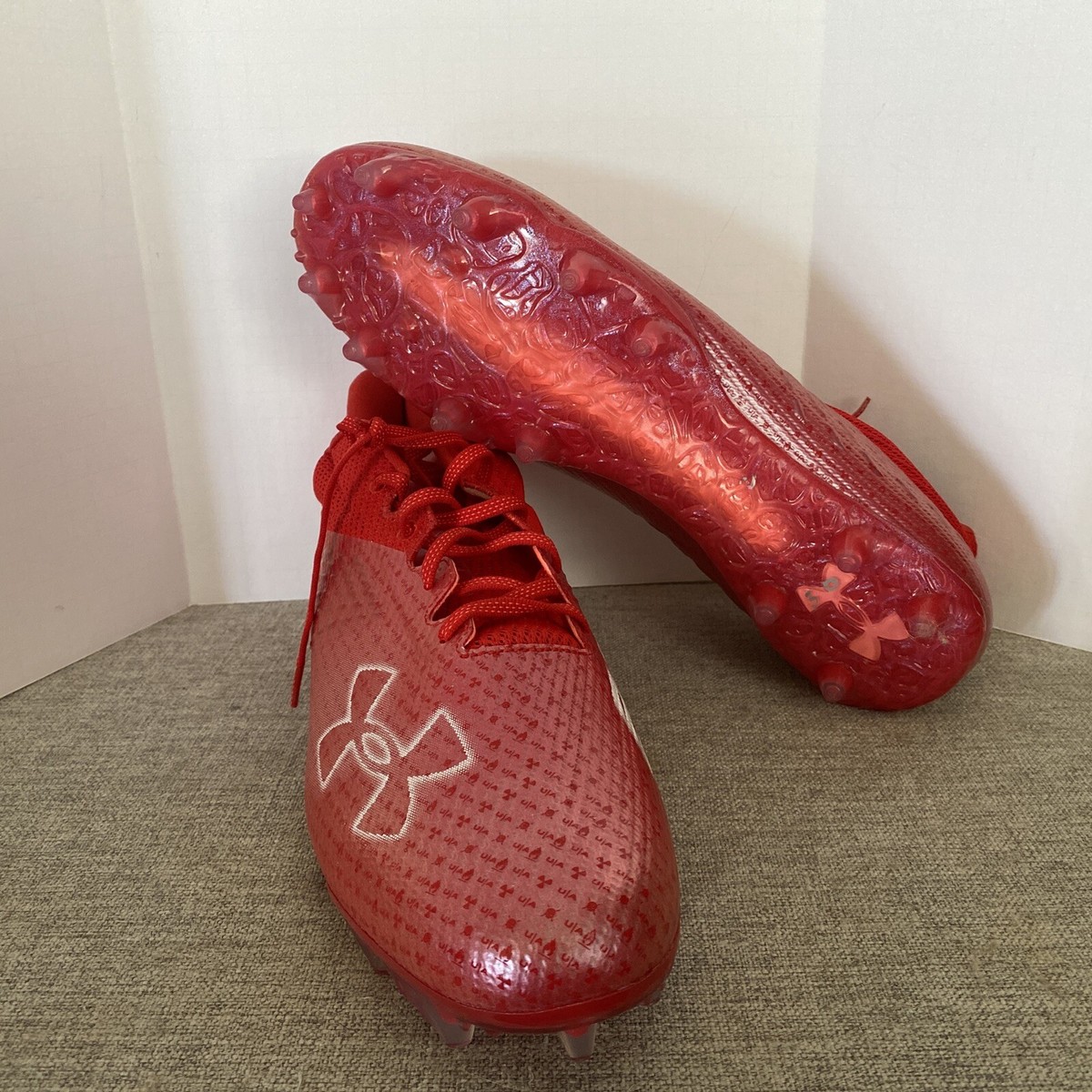Under Armour Blur Smoke 2.0 MC Red Football Cleats Men’s Size 15 Lightweight Under Armour Blur Smoke 2.0 MC Football Cleats Red Low  main image 3