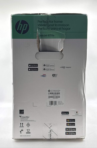 HP DeskJet 4255e Wireless All-in-One Color Printer, Scanner, Copier - White New - Picture 4 of 7