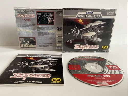 Silpheed Sega Mega CD Game - Complete and In Very Good Condition