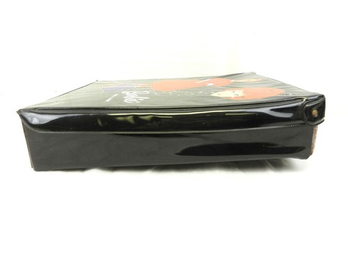 Mattel TEENAGE BARBIE Doll Case Black Vinyl Red Coat 1963 SPP ~VG~ T02 - Picture 5 of 12