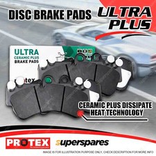 4x Rear Protex Ultra Plus Brake Pads for Volvo V60 155 XC60 156 Electrical Park