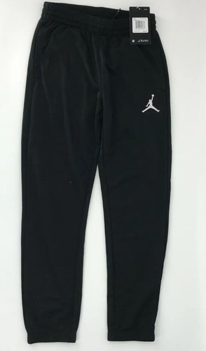 Nike Air Jordan Jumpman Logo Fleece Joggers Boy's M (10-12) Black 956208-023 NWT - Picture 2 of 4