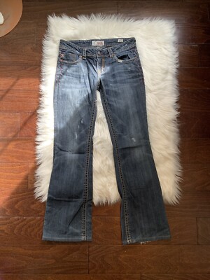 MEK DENIM DARK WASH COTTON   ZANZIBAR   JEANS FOR WOMEN SIZE 28 X 29 Bootcut