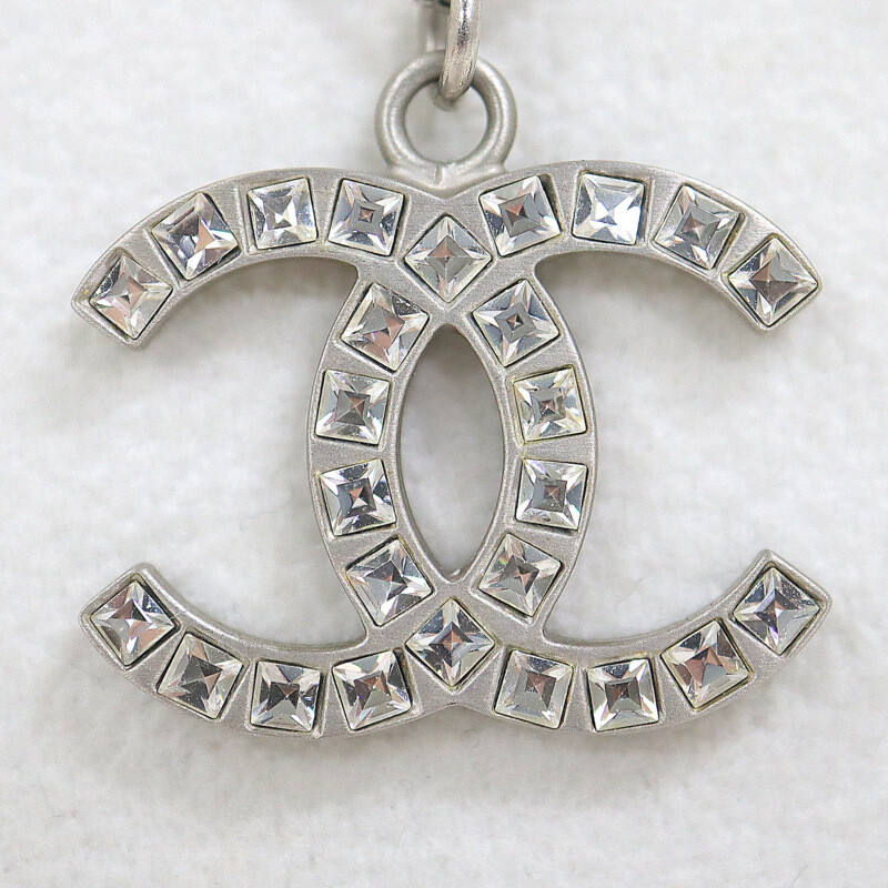Chanel Necklace Rhinestone Coco Mark B12A Stamp /Tm09072Tg