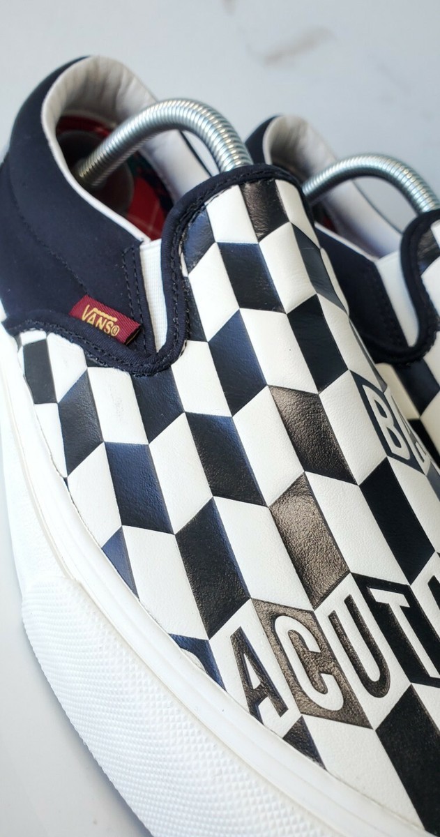 Vans X Baracuta Classic Slip-On Pro Leather Vans Vault Checkerboard Skateboard Vans X Baracuta Classic Slip-On PRO Leather Men main image 2
