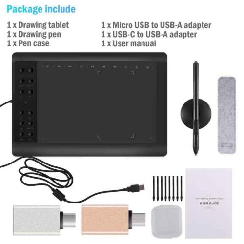 Graphics Drawing Tablet for PC/Mac/Android OS for Painting,Design,Online Teachin - Picture 10 of 14