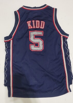 希少品 Reebok NBA NETS 5 KIDD Jersey Kids L Jason Kidd #5 New Jersey Nets Youth L 14-16 Reebok Jersey | eBay
