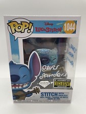 Chris Sanders Signed Funko Pop Stitch Ukele Diamond Exclusive Autograph JSA COA
