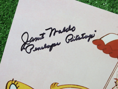 JANET WALDO SIGNED PENELOPE PITSTOP Judy Jetson JSA COA | eBay
