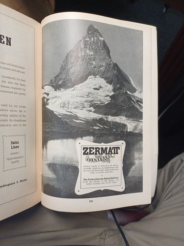 UNIQUE EPHEMERA! Illustrated Guide To Swiss Hotels 1947 ROLEX advertising & more - Picture 6 of 9