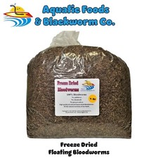4-lbs Freeze Dried Grade "A" Bloodworms for All Tropicals, Carnivore Plants