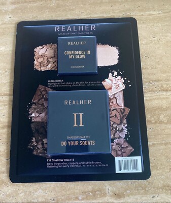 REALHER Highlighter Glow and Eyeshadow Pallette