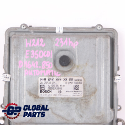 Mercedes W212 E350 CDI OM642.850 Engine Control Unit Module ECU