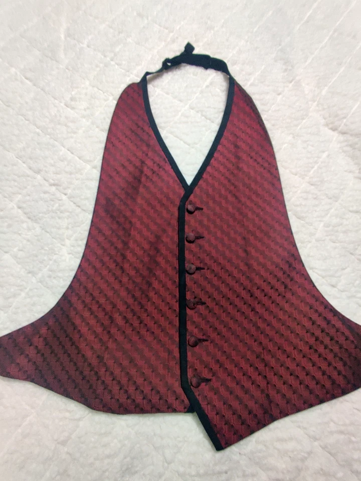 Chaleco Esmoquin Perry Ellis Noche Para Hombre Ajuste Todo (37-50) Espalda Abierta Boda Baile de graduación 5957 Foto 3 de 4