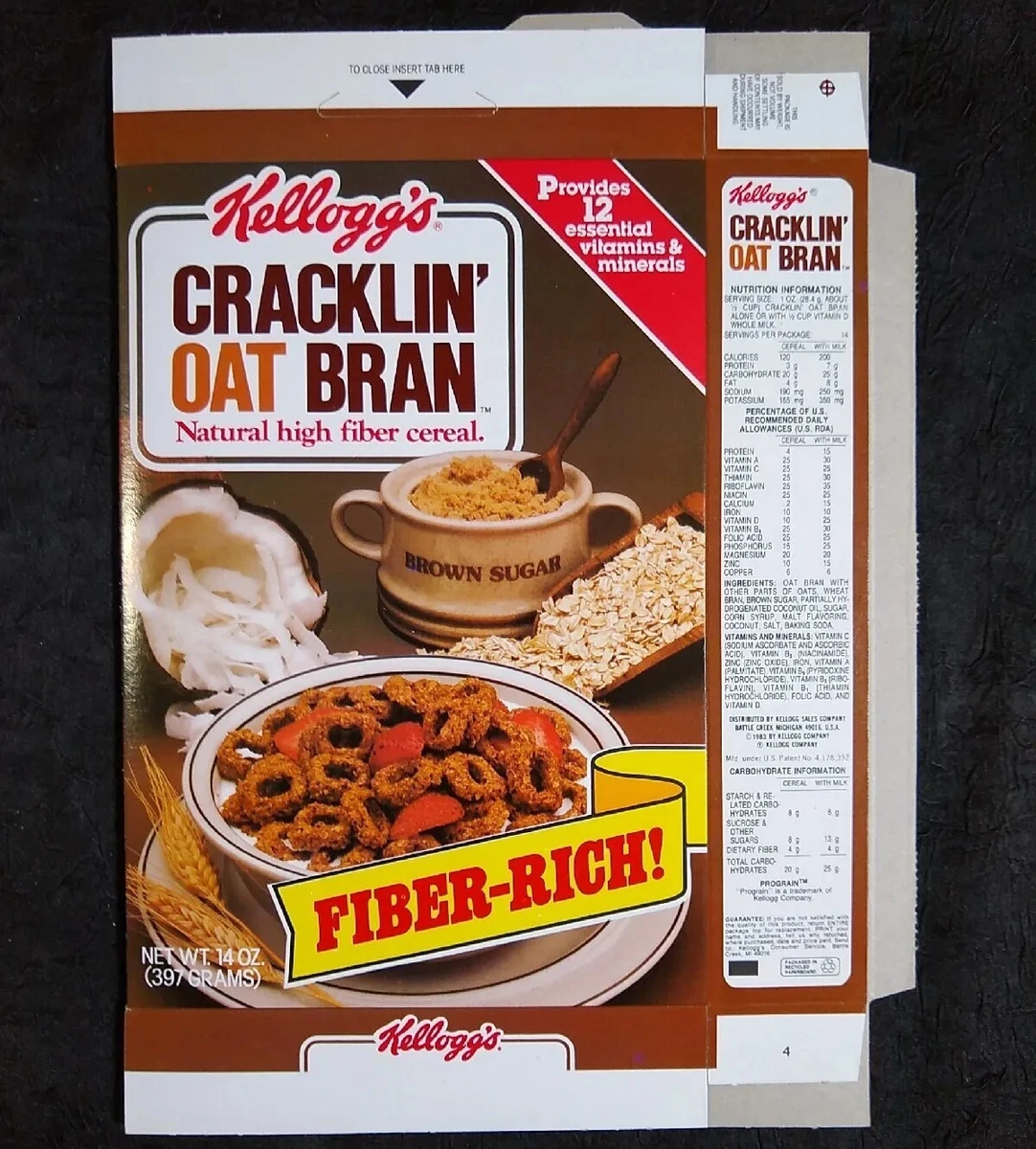 Kellogg's Cracklin' Oat Bran Original Cold Breakfast, 42 OFF