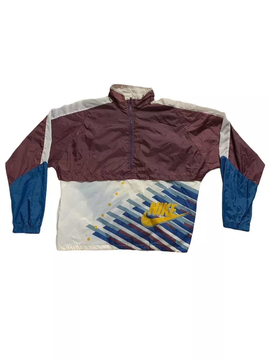 Vintage 90s Nike Colorblock Windbreaker Multicolored Jacket Sean