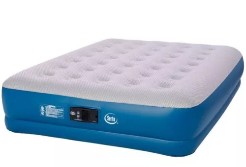 Serta 16" Raised Inflatable Air Mattress with Built in Pump - Queen