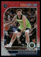 2019-20 Panini Hoops Premium Stock Juan Hernangomez Red Shimmer Prizm 86/88