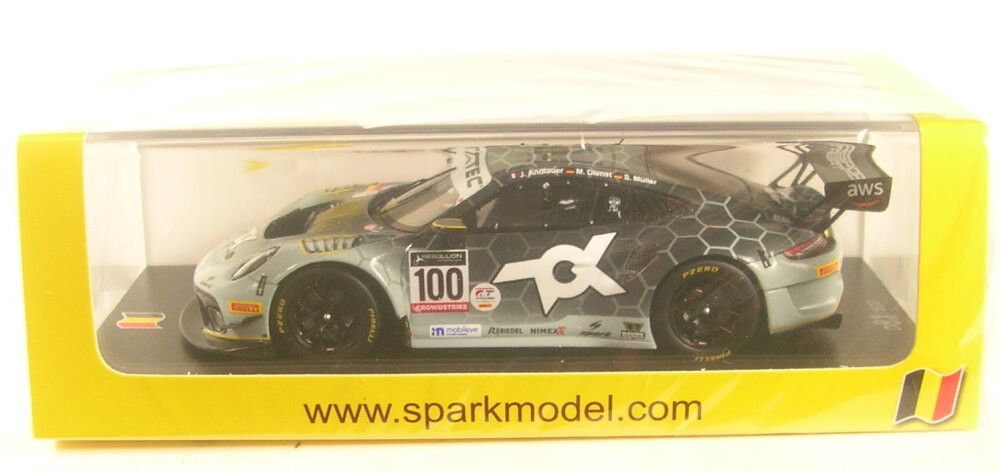 Porsche 911 GT3 R No.100 24H Spa 2022 (J. Andlauer - M. Dienst - S. Müller)1:43