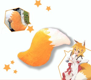Anime Sewayaki Kitsune no Senko-san Senko Fox Tail COS Plush Doll Pillow Cushion | eBay