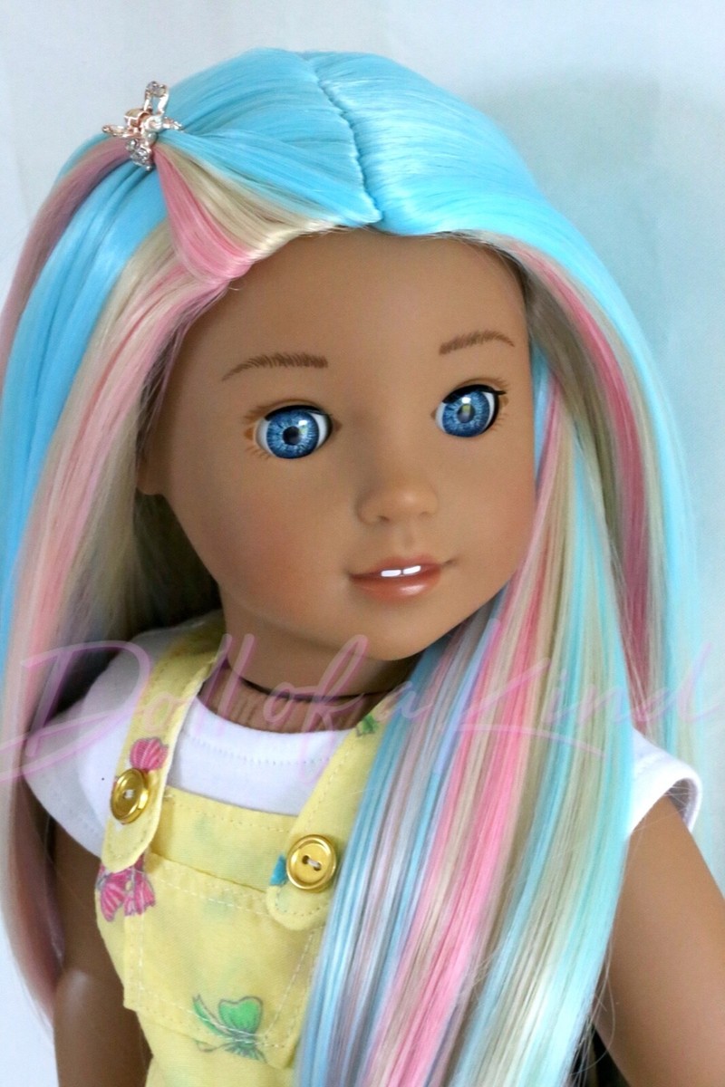 Natural Blue Blinking Doll Eyes for 18''dolls|American girl doll|Brown Doll  Eyes