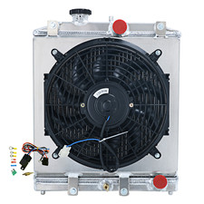 4Row Radiator-Shroud Fan RelayFor Honda Civic EJ EK Del Sol EG Integra 92-00 MT,