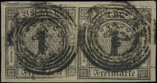 1853, Altdeutschland Baden, 5 (2), Briefst. - 1600358