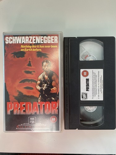 Predator VHS Video CBS Fox
