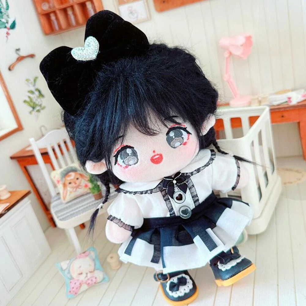 VETEMENTS Peluche bambola copricapo moda bambola vestiti 20 cm accessori bambola fascia carina