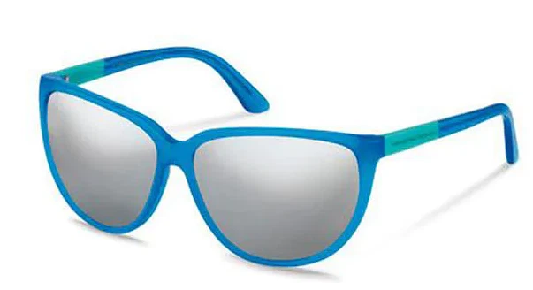 Nuevo Porsche Design P 8588 P8588 E Gato Azul Ojo de Gato Para Mujer Gafas de Sol Italia Foto 2 de 4