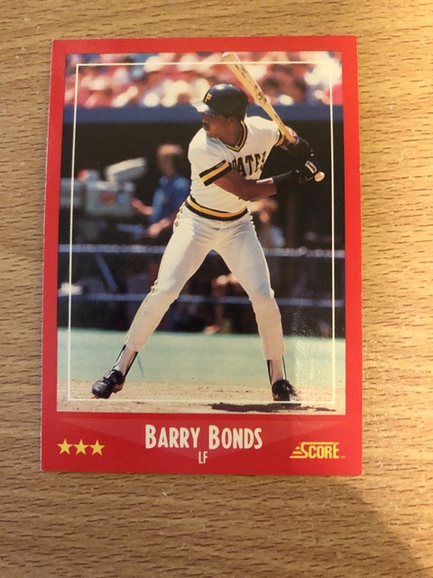 1988 Score Barry Bonds 265 Baseball Card For Sale Online EBay