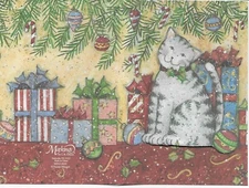 Susan Winget Holiday Markings by C.R. Gibson Cat Cards Red Envelopes New