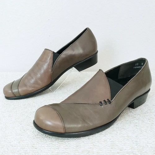 MUNRO Loafers Women's 10 N Brown Taupe Slip On Low Heeled Comfort Shoes Daphne - Picture 3 of 10