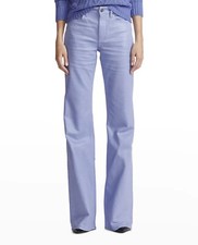Ralph Lauren Collection Purple Label Lilac Coated Foil Denim Bootcut Jeans 26
