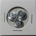 (Lot of 3) 1 GRAM .0.999 FINE SILVER ROUNDS- INDIAN CHIEF DESIGN - AFFORDABLE
