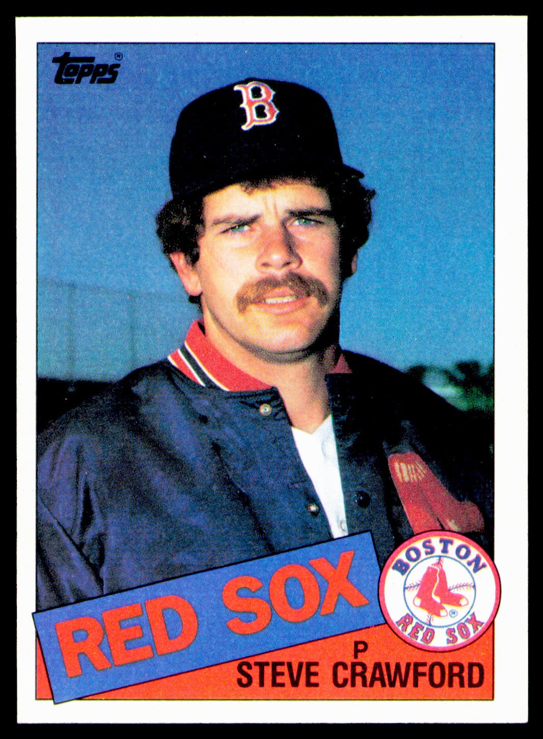 1985 Topps #661 Steve Crawford Boston Red Sox EX Baseball Card