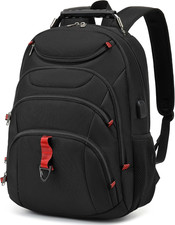 Laptop Backpack for Men, 15.6 Inch Laptop Bag with USB Port, Waterproof Travel W