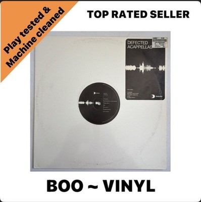 Various - Defected Acappellas Black, 12'', (Vinyl) Garage House VG+