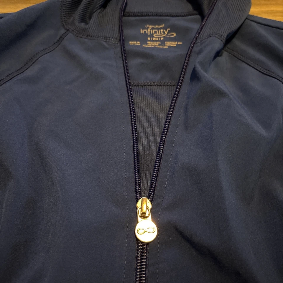 Cherokee Infinity Navy Jacket Women's Size Small EUC - Image 2 of 4